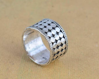 Sterling Silver Snake Ring – Multi Serpent Wrap Design, Adjustable Boho Gothic Band, Unique Statement Jewelry for Men & Women