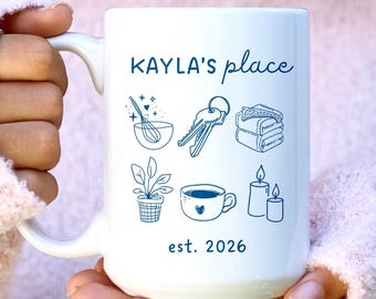 Custom Housewarming Gift First Time Home Buyer Gift Personalized New Home Coffee Mug Housewarming Party Gifts New House Apartment