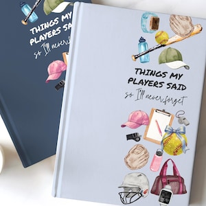 Softbalcoach cadeau Gepersonaliseerde softbalcoach journaal meisjes softbalteam quote boek middelbare school sport einde seizoen coaches bedankt