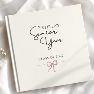 Senior Year Scrapbook Custom High School Senior Gift Class of 2027 Photo Book HS Senior Year Gift for Daughter