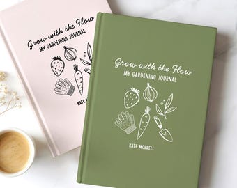 Wachsen Sie mit dem Fluss Pflanzbuch Personalisiertes Gartenplaner-Tagebuch Pflanzbuch Pflanzbuch Pflanzbuch
