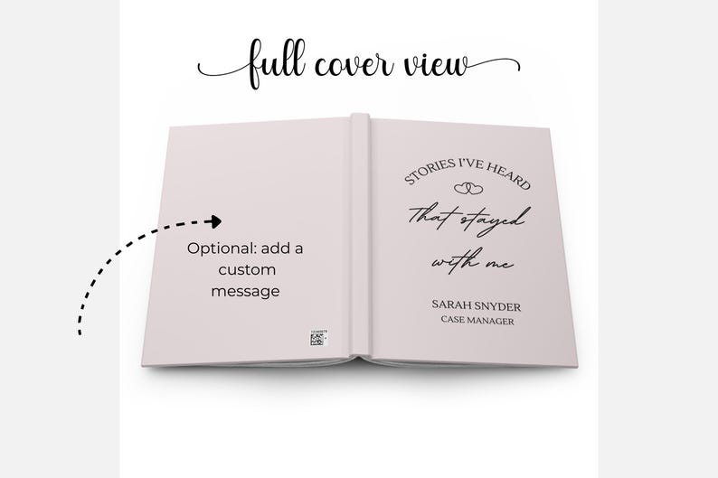 Personalized Case Manager Gift Custom Writing Journal for Licensed Clinical Social Worker LCSW Gifts Therapist Office Mental Health Book image 12