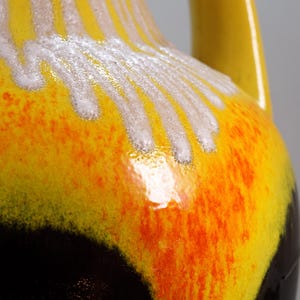Mid Century Vase • BAY Ceramic Vase • Fat Lava • West German Pottery