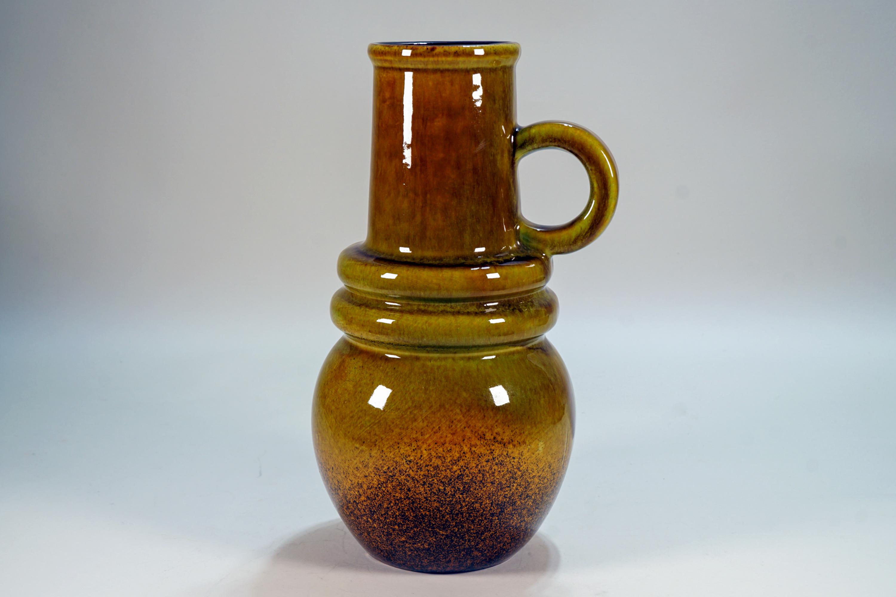 Scheurich 428-26 Vase • West German Pottery • 1970s Ceramics • Fat