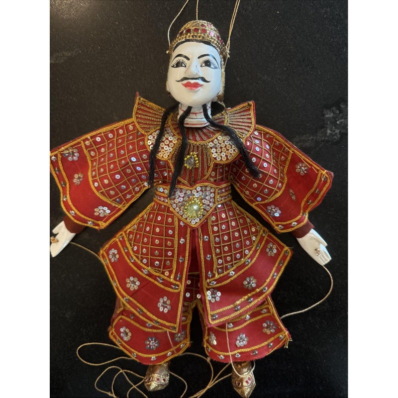 Wooden String Puppets - Etsy