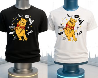 classic pooh bear Halloween png , clasic pooh bear with glasses png ,classic pooh bear with scarf png classic pooh bear with magic stick png