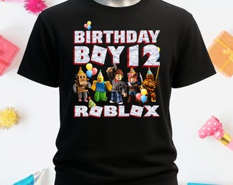 12TH Birthday boy PNG Roblox 12 birthday Boy bundle 12th Birthday Boys Roblox  Gamer 12TH Birthday its my 12 birthday boy Roblox 12cake topp