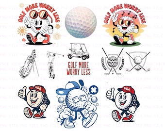 golf emoji png bundle golf more work less png funny gold clipart sublimation golf customizable png bundle family matching golf set png