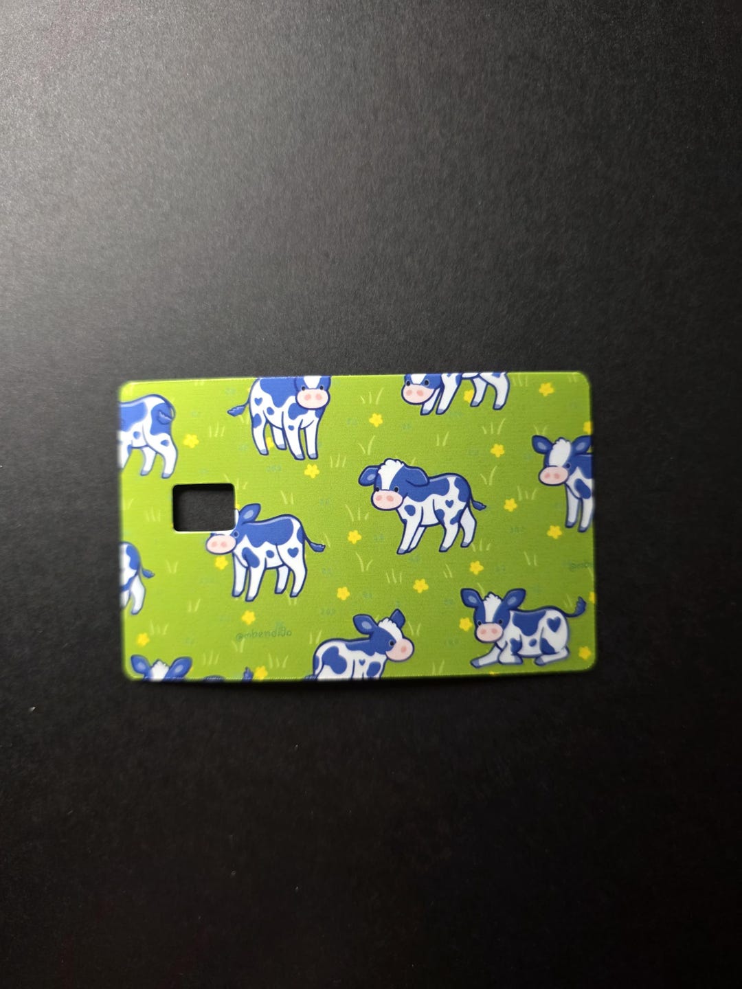 Cow Card Skin - Etsy
