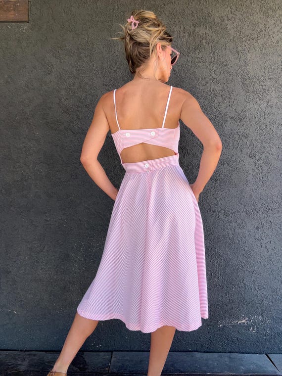 pink chevron dress Pink Chevron Organza Dress