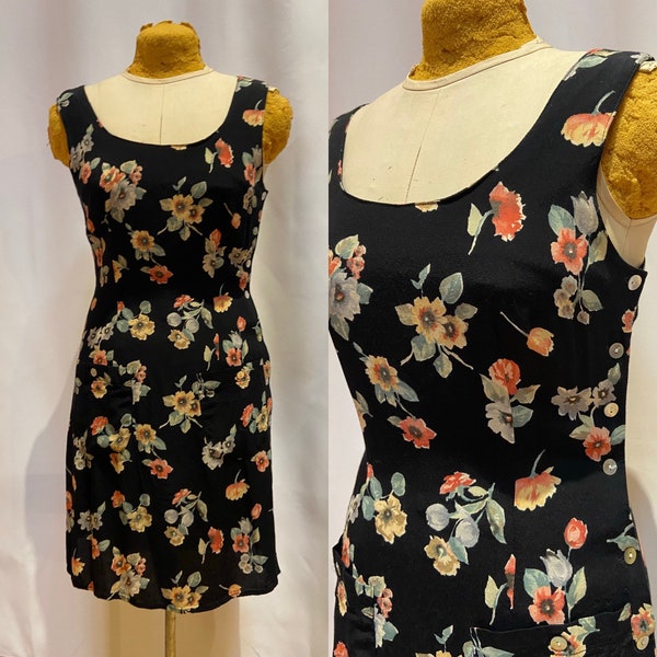 90’s Express Floral mini dress SZ XXS/ XS