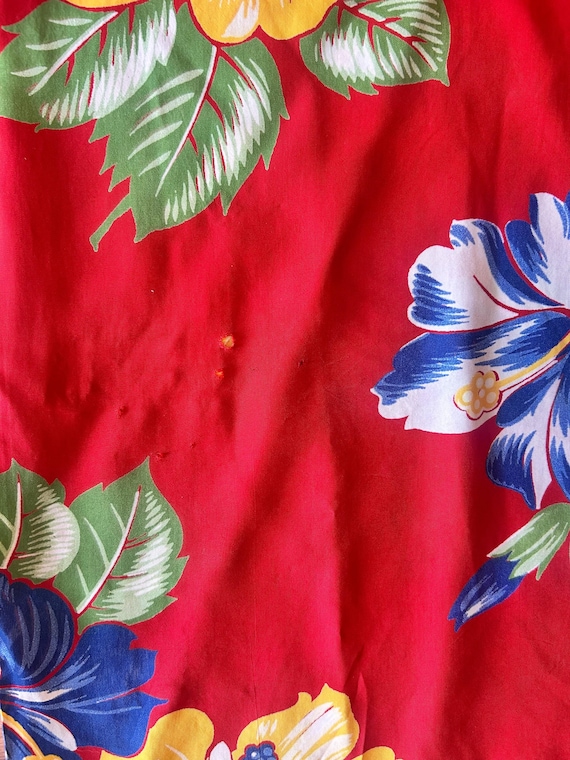 1930’s 30’s 1940’s 40’s cold rayon Hawaiian Beach… - image 7