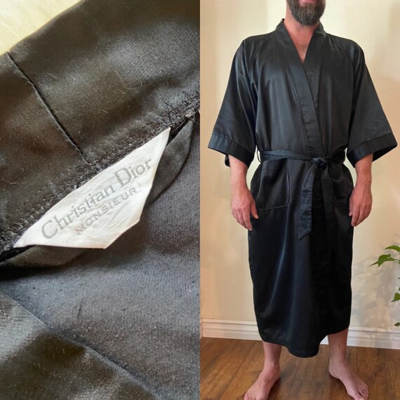 Christian dior silk robe clearance