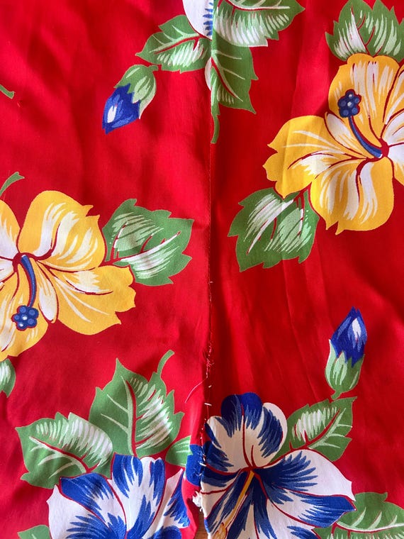 1930’s 30’s 1940’s 40’s cold rayon Hawaiian Beach… - image 9