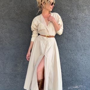 Cotton Safari Khaki Dress - Etsy Cotton Safari Khaki Dress - Etsy
