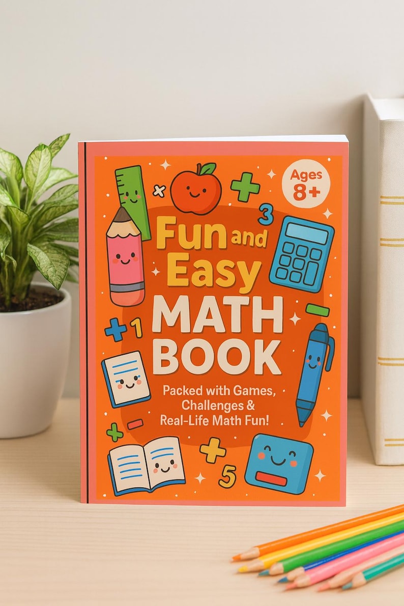 Fun and Easy Maths Book for Kids | Printable Activity Workbook ...