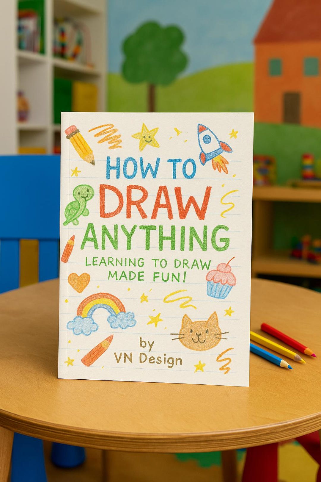 Kids Drawing Activity Book: Step-by-step Guide (ages 4-8) (digital ...