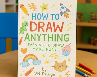 Kids Drawing Activity Book: Step-by-Step Guide (Ages 4-8) (Digital Download)