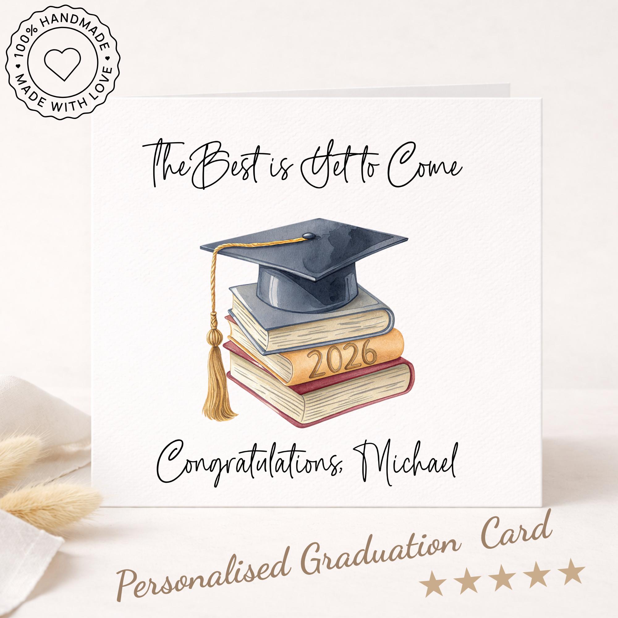Personalised Graduation Card | Class of 2026 Congratulations Graduate ...