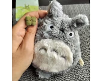 Totoro  coin Plush bag, Kawaii Small Anime Plush Zipper Small Wallet
