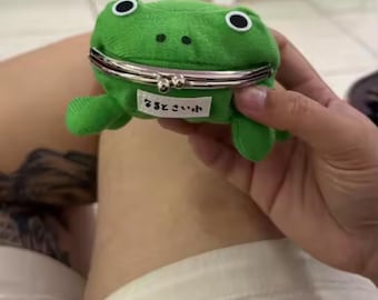 Anime Frog Coin Purse , Cute Plush Wallet