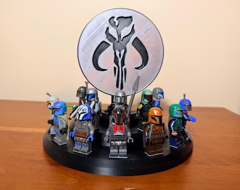 Lego Star Wars Minifigure Display Stand – Mandalorian Collection