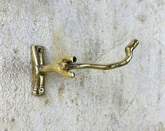 Solid Brass Toilet Paper Holder ,Tree Branch Wall-Mounted Bathroom Tissue Holder