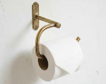 Antiker Messing-Toilettenpapierhalter - Wandmontierter Toilettenpapierhalter aus Bronze
