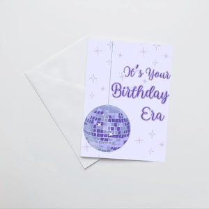It&#39;s Your Birthday Era - Swiftie Birthday Card