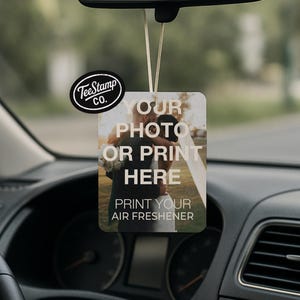Personalised Car Air Freshener | Double Sided | Picture Car Air Freshener | Personalised Gift | Car Accessory Gift | Pick Your Scent