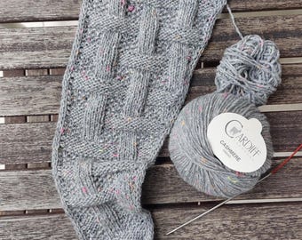 ELMA scarf, knitting pattern