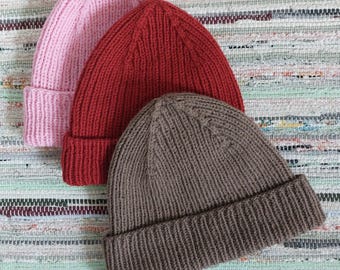 INNA hat, knitting pattern, sizes Baby-XL