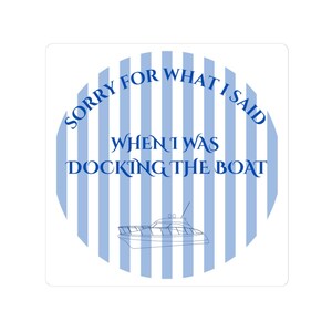 Playful Boat Stickers - Perfect for Boat Lovers, Funny Gifts, Nautical Decor, Laptop Accessories, Summer Fun