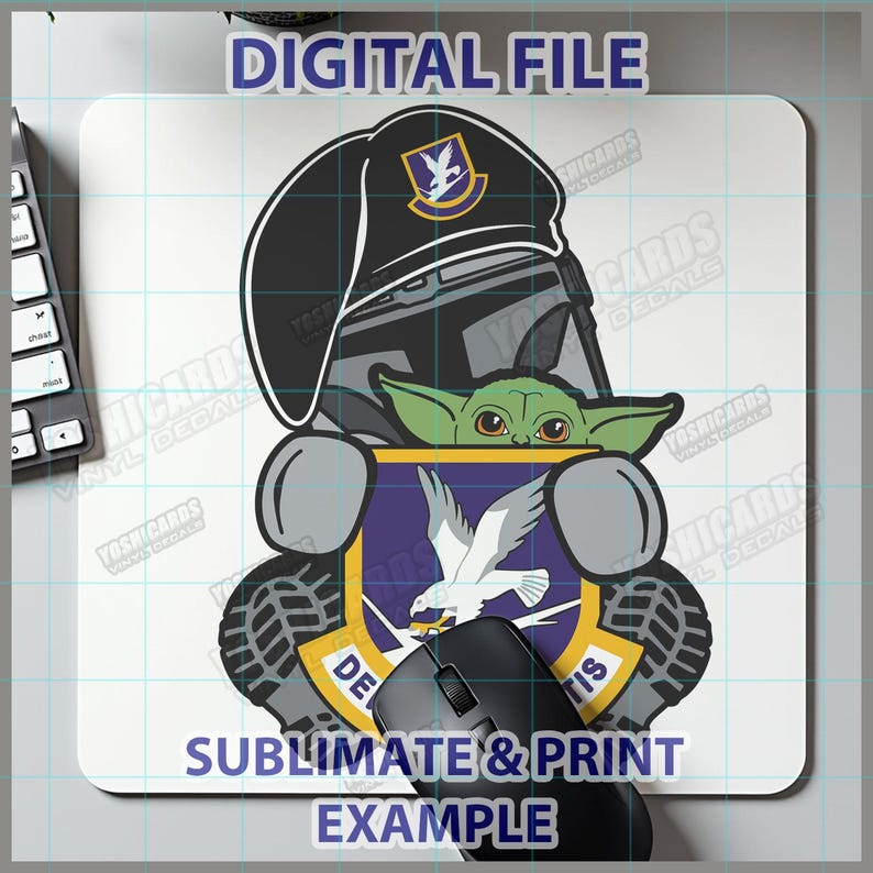 Digital USAF Security Forces Mandalorian Art, SFS 3P0X1 png dxf File, Air Force Military Downloadable file for Shirt Tumbler Laser Gift image 11