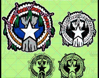 CNMI clipart SVG PNG / Diseño digital de las Islas Marianas del Norte