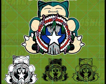 CNMI SnoreLife Chibi SVG PNG / Clipart digital de Hafa Adai para camisetas y calcomanías
