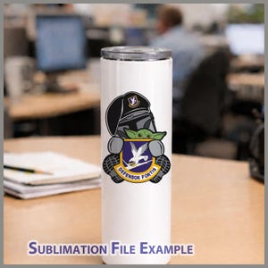 Digital USAF Security Forces Mandalorian Art, SFS 3P0X1 png dxf File, Air Force Military Downloadable file for Shirt Tumbler Laser Gift image 12
