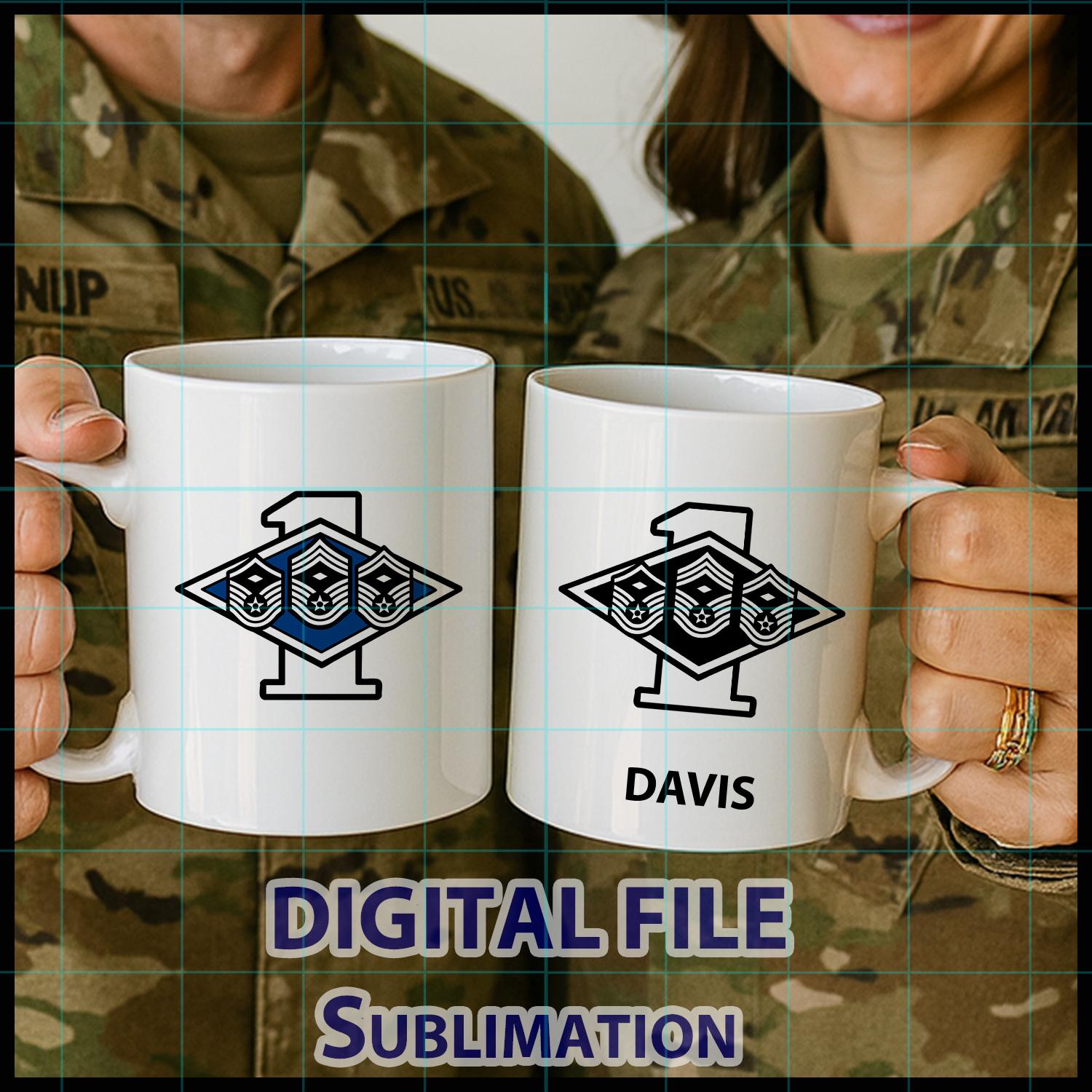 USAF First Sergeant Diamond SVG – Promotion Clipart PNG for Shirts ...