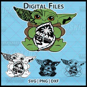 Guam Tribal baby Guamgu chibi SVG-clipart – Hafa Adai Digital Design PNG voor Cricut, sublimatie, stickers, shirts, bekers, lasergravure