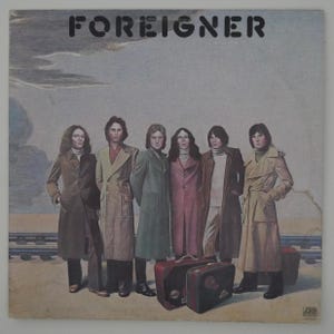Foreigner Self-Titled Debut Vinyl LP - 1977 Atlantic Records Rock Album