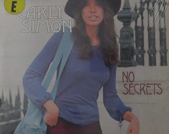 Carly Simon – No Secrets LP Vinyl Record 1972 Elektra