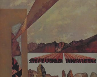 Stevie Wonder – Innervisions LP (Tamla T 326L) • Disco de vinilo Motown Soul/Funk de 1973