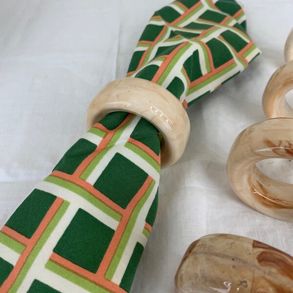 Ceramic Napkin Rings Etsy