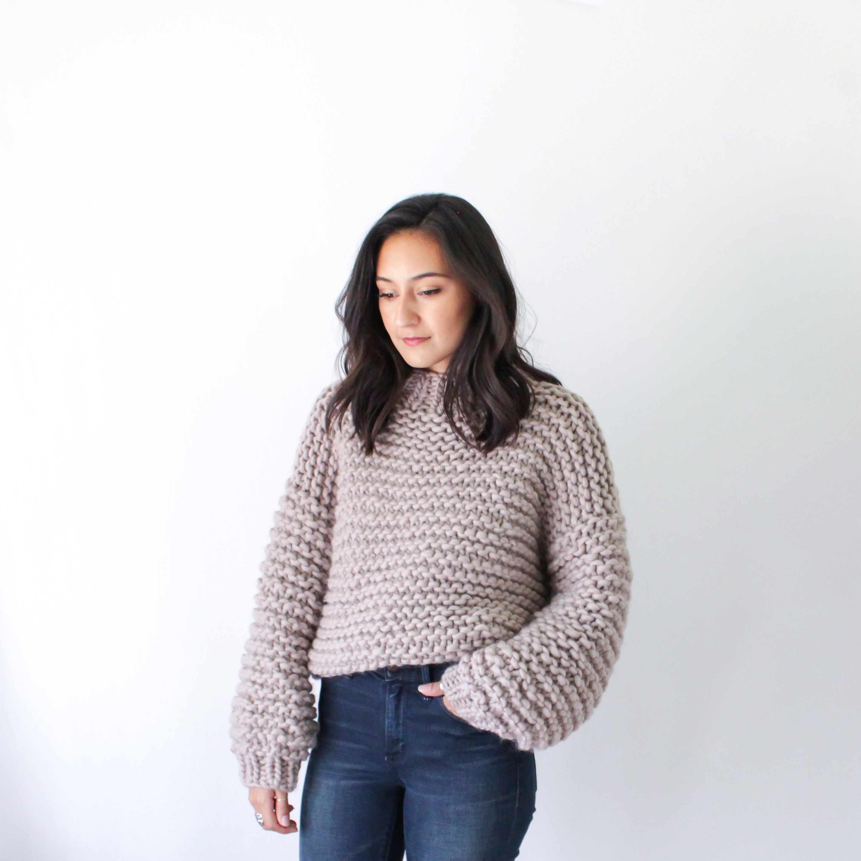 sand merino wool sweater