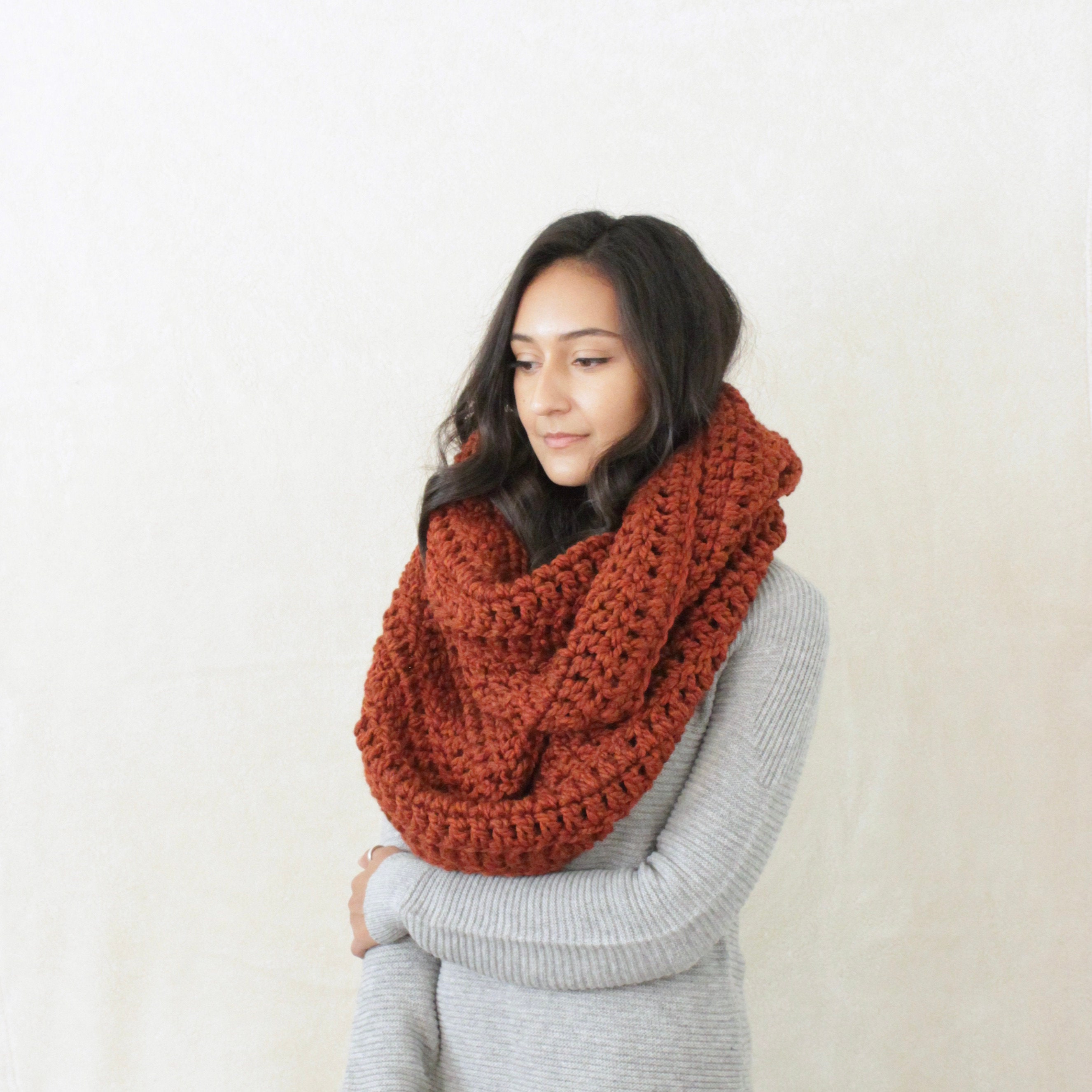 Femmes hiver à capuche chapeau écharpe Wrap châle Crochet tricot pull cache- cou – les meilleurs produits dans la boutique en ligne Joom Geek