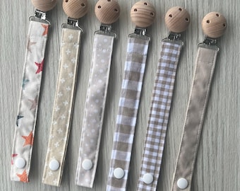 Fabric Dummy Clips - Beige Lover colours