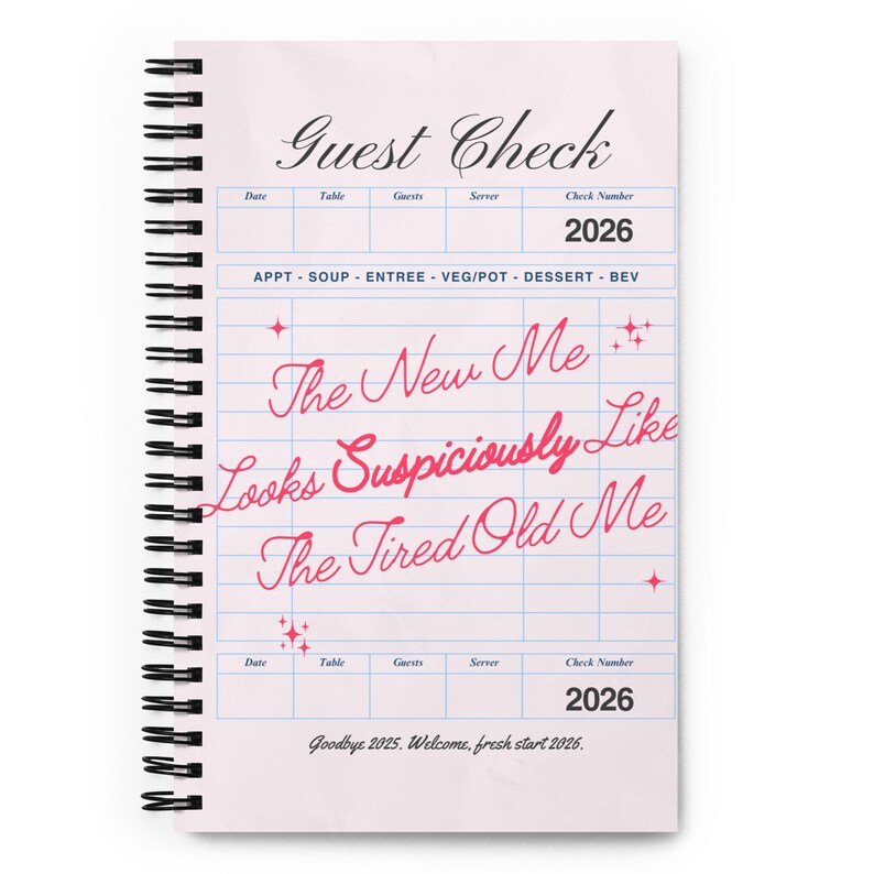 Funny 2026 New Year Resolution Notebook: Playful Journal Gift - Etsy