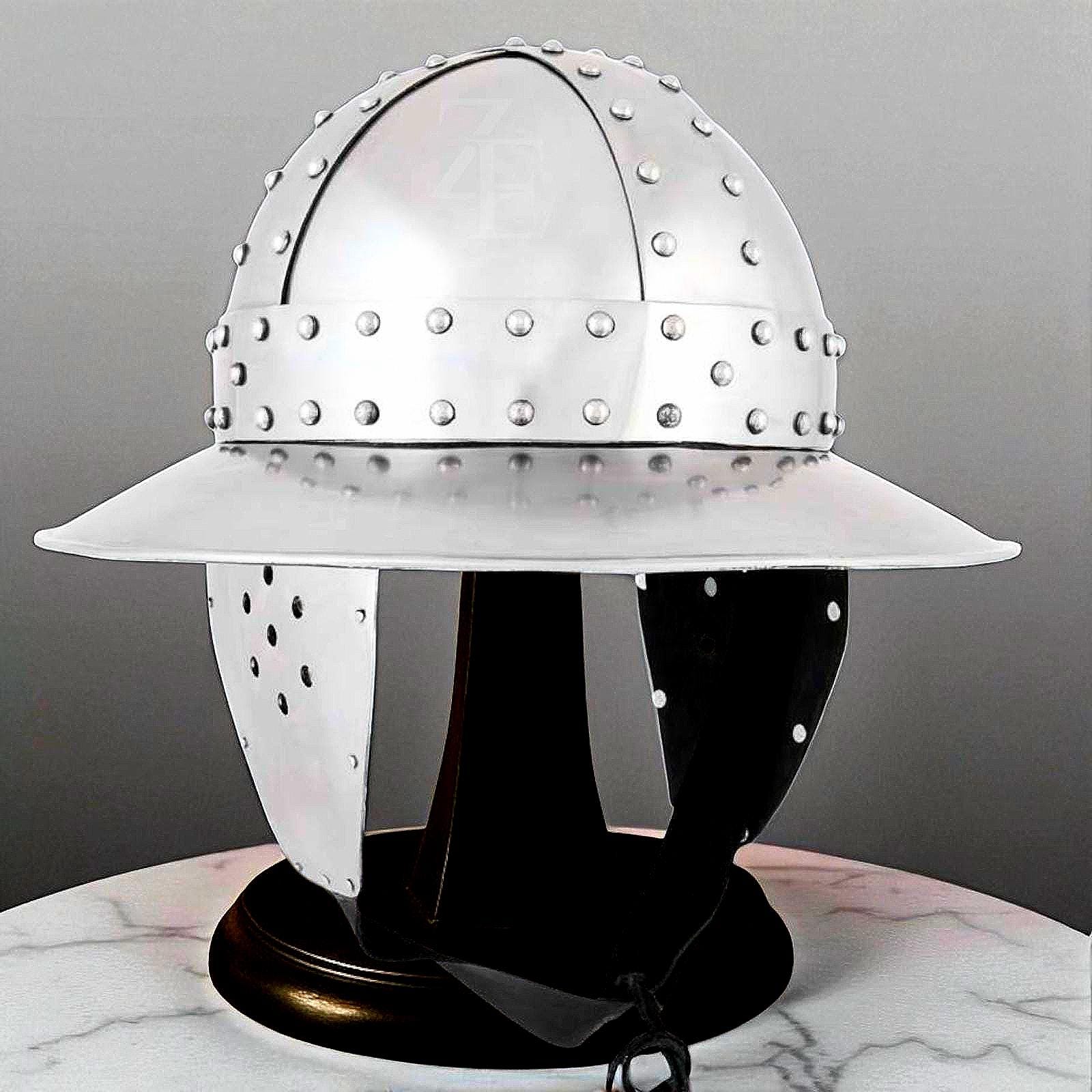 手鍛造中世ケトルハット - 鋼鉄騎士の兜レプリカ - Etsy 日本