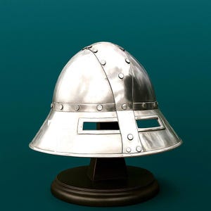 手鍛造中世ケトルハット - 鋼鉄騎士の兜レプリカ - Etsy 日本