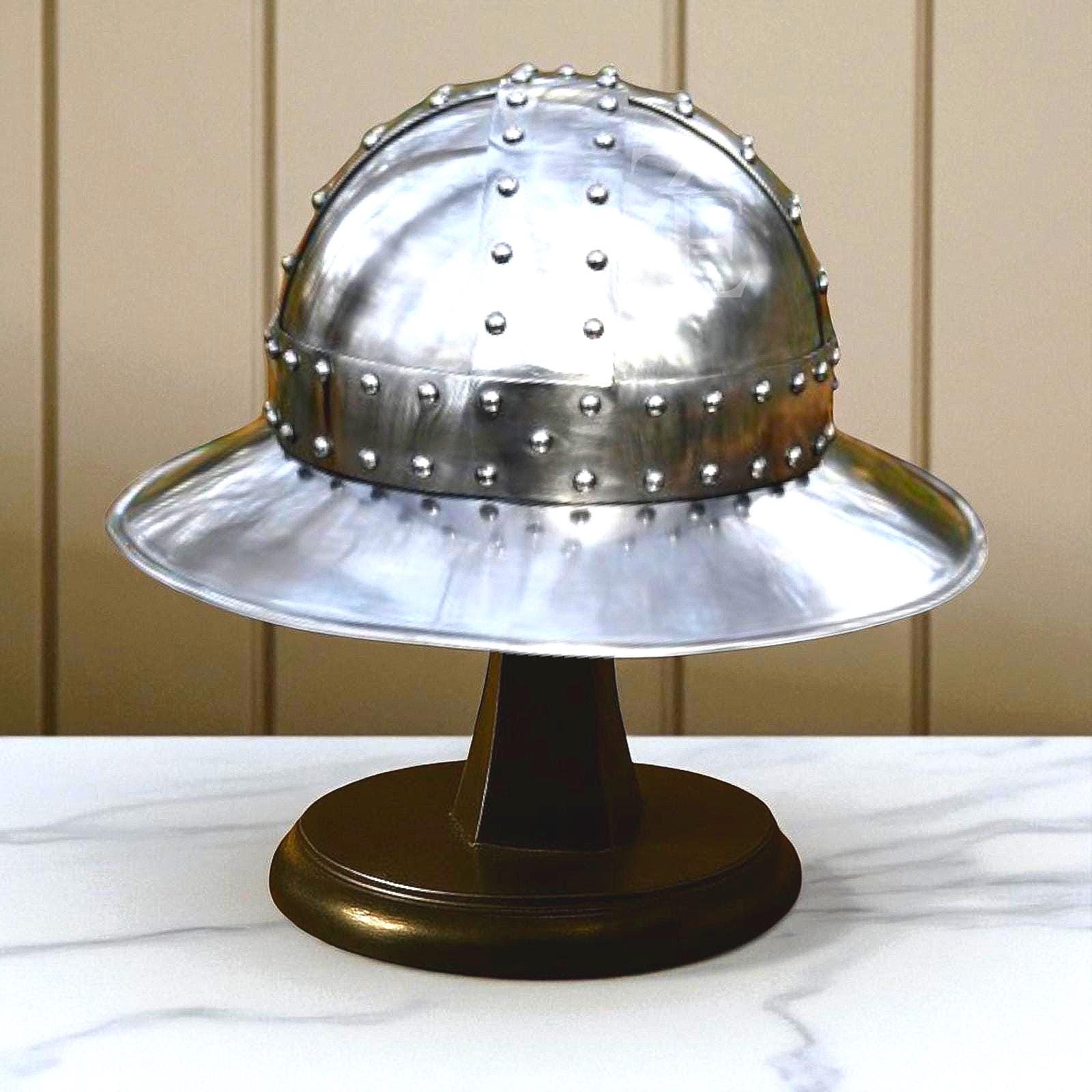 手鍛造中世ケトルハット - 鋼鉄騎士の兜レプリカ - Etsy 日本